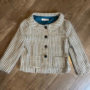JohnPaulRichard Monochrome Checkered Jacket